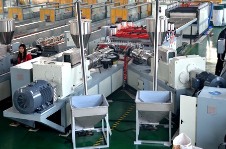 Co-extrusion system for ABA